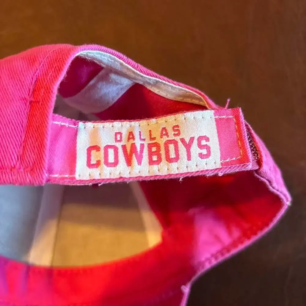 NFL Dallas Cowboys Youth Pink Embroidered Star Cap
